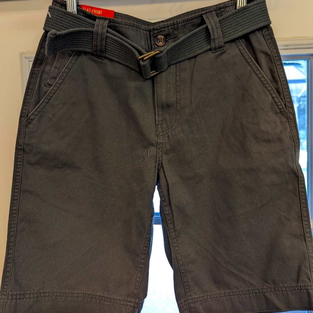 Brand new gray Mossimo shorts with matching belt